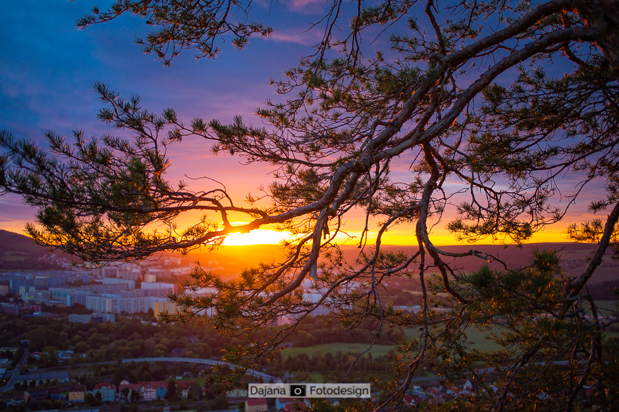 2022 - Sonnenaufgang über Jena Lobeda